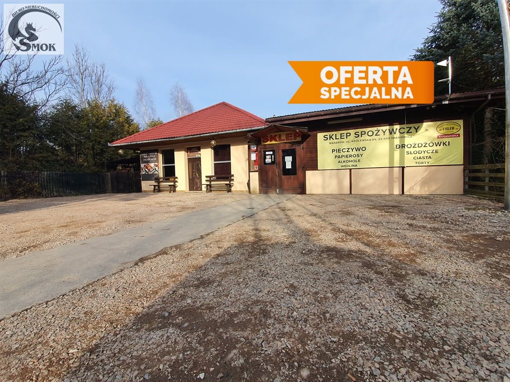 Lokal usługowy 200 m² z tarasem i parkingiem (Maszków) Maszków  197m2 Foto 1