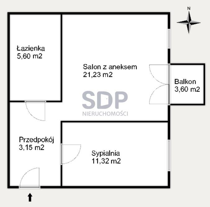 Mieszkanie dwupokojowe na sprzedaż Wrocław, Śródmieście, Kleczków, Zakładowa  41m2 Foto 11
