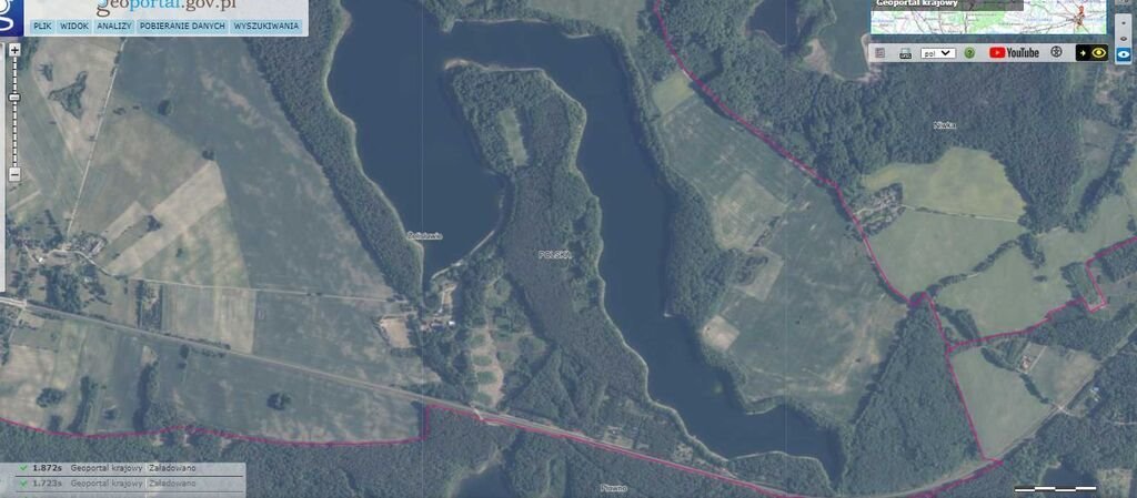 Działka 1,54 ha pod zabudowę nad Jeziorem Kaleńskim Żelisławie  15 437m2 Foto 1