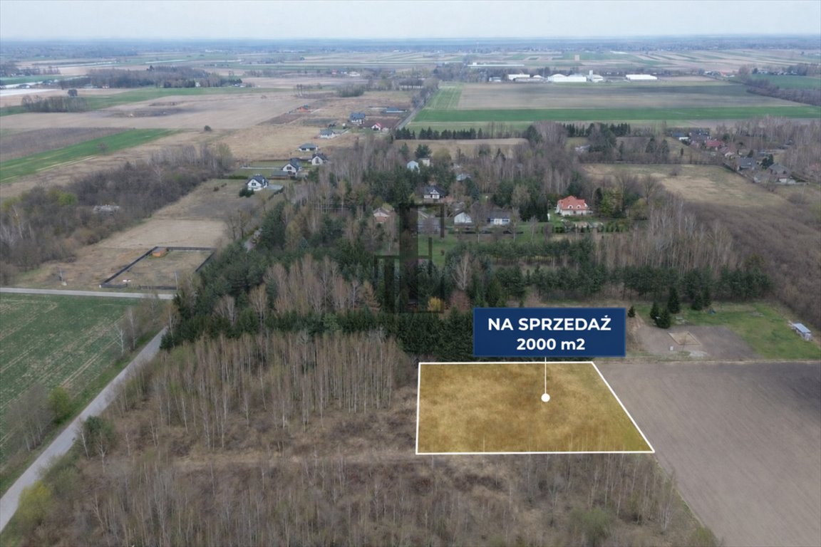 Działka 2000 m2 pod dom w spokojnej okolicy, MPZP Cholewy  2 000m2 Foto 1