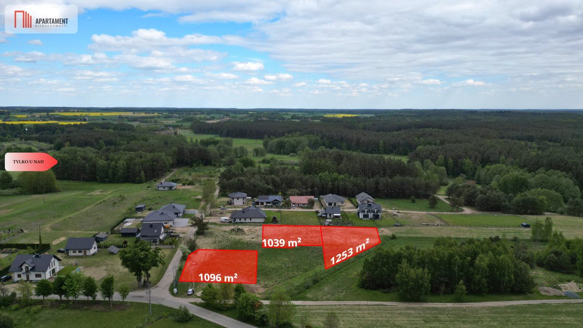Działka rolna z mediami 1039 m² w Zblewie - polecam! Zblewo, Treningowa  1 039m2 Foto 1