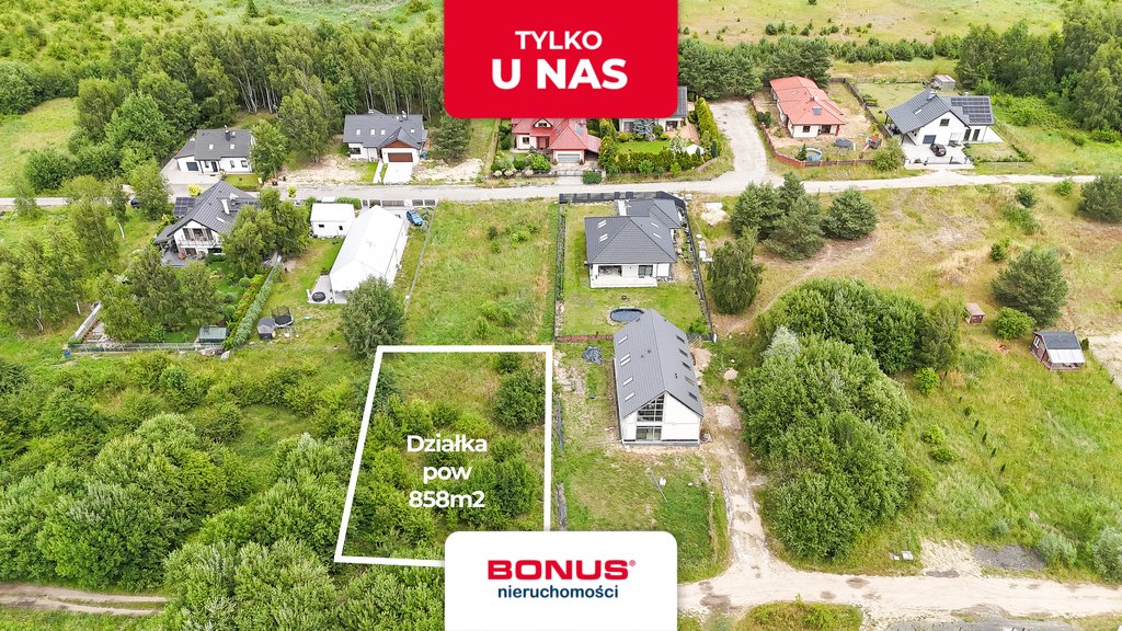 Działka budowlana na sprzedaż Dołuje  858m2 Foto 1