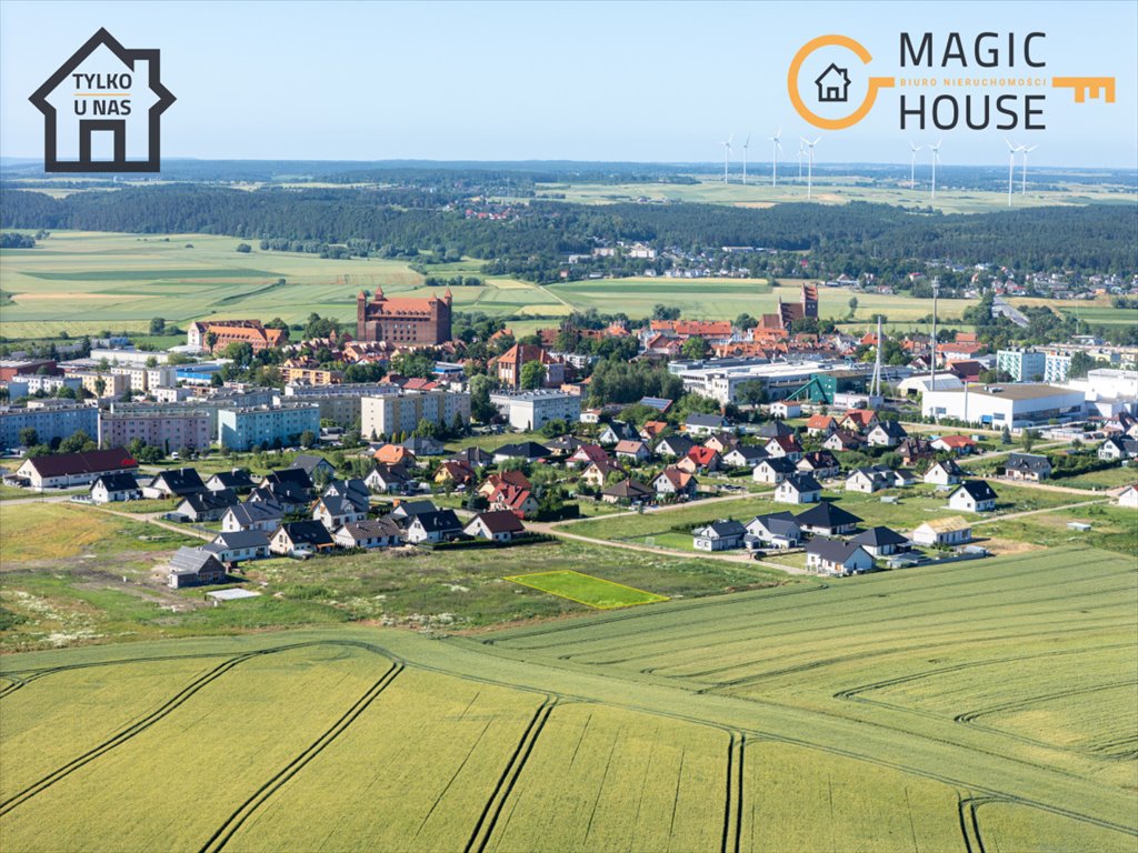 Działka budowlana 940m2 w Gniewie z mediami i możliwością zakupu sąsiedniej Gniew  940m2 Foto 1