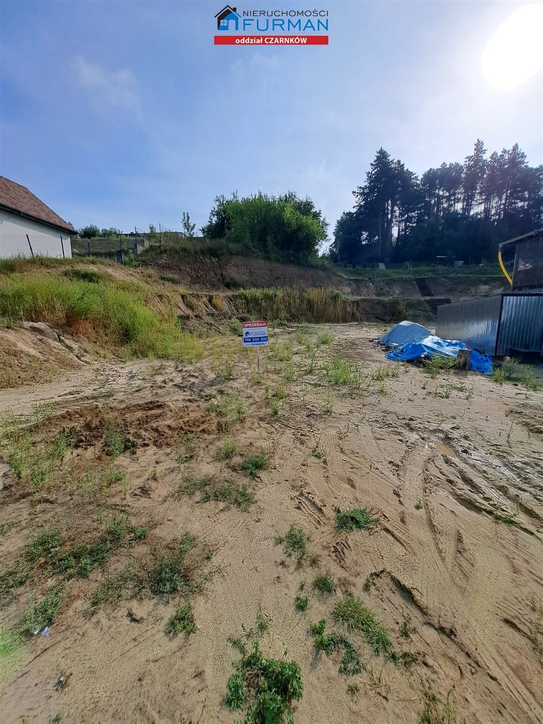 Działka budowlana 1340 m² w Czarnkowie, las, plan zabudowy Czarnków  1 340m2 Foto 1