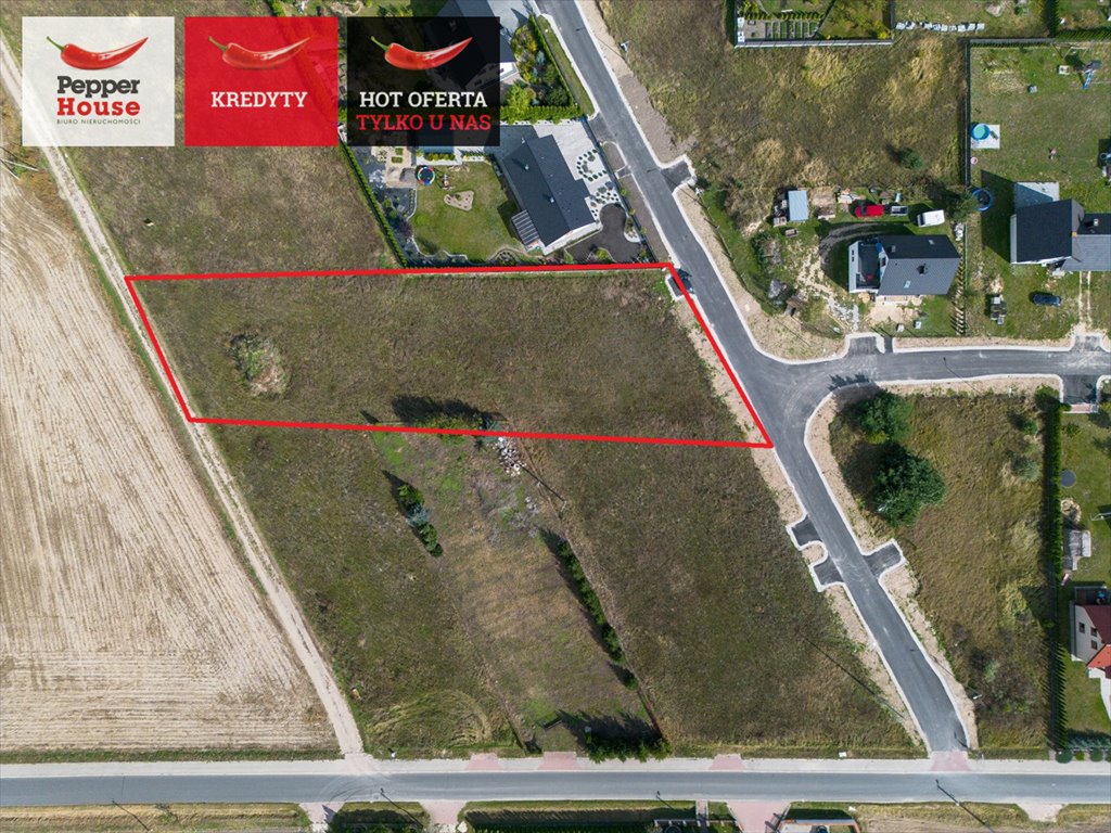Działka 2496 m² pod dom w Wolicach, media, osiedle Barcin  2 496m2 Foto 1