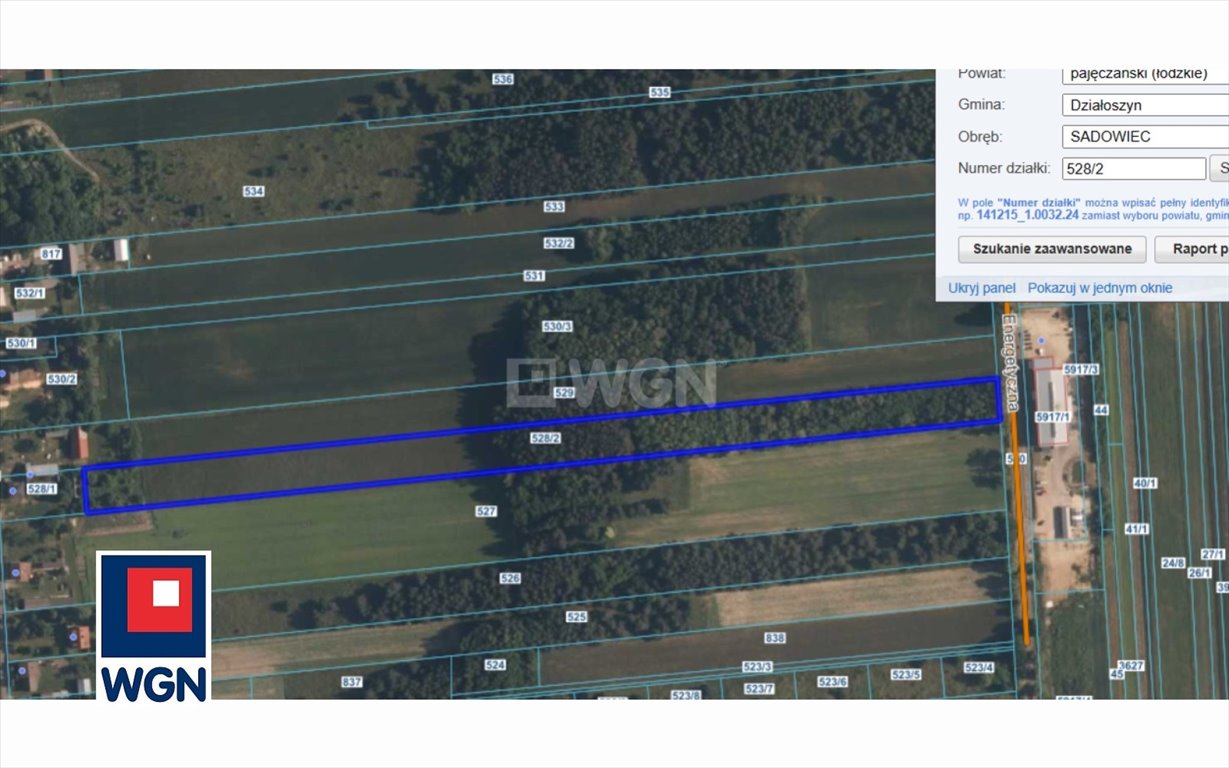 Duża działka inwestycyjna 16 234 m2 z mediami, Sadowiec Sadowiec, Fabryczna  16 234m2 Foto 1