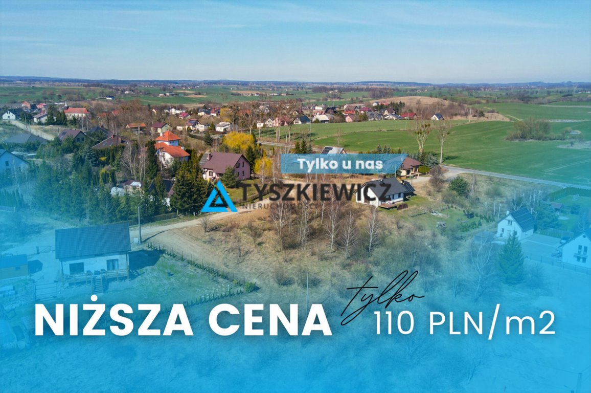 Działka 1402 m² w Godziszewie z mediami i wysokimi drzewami Godziszewo, Święta Góra  1 402m2 Foto 1
