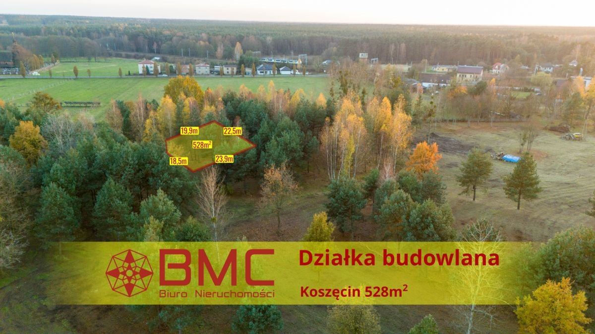 Działka budowlana na sprzedaż Koszęcin, Słowików  528m2 Foto 1