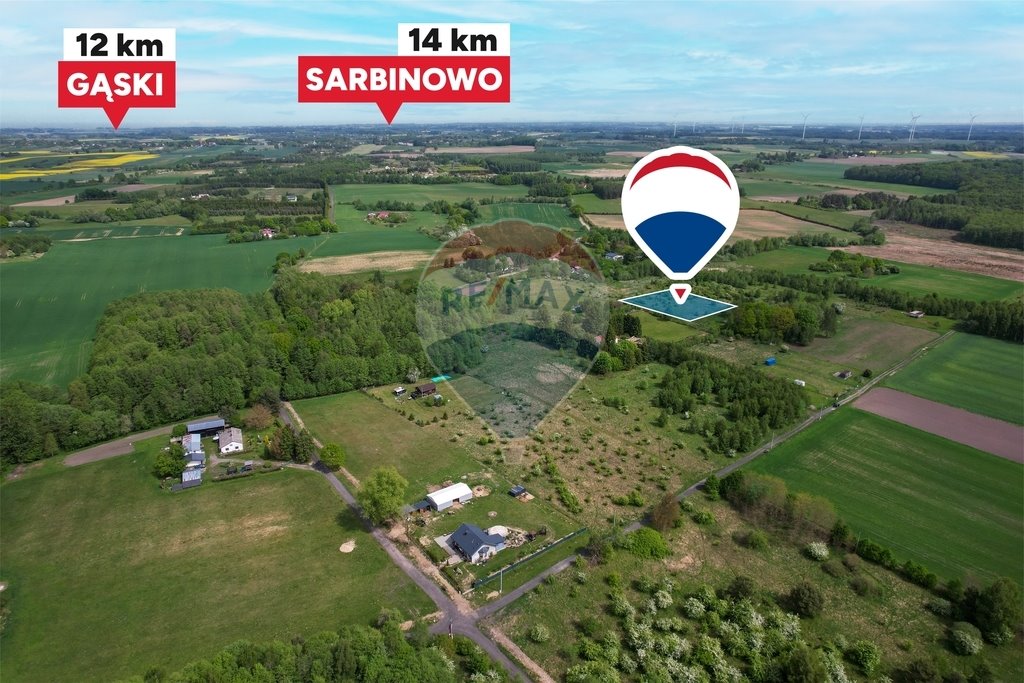 Działka 3007 m² w Smolne - spokojna okolica z dostępem do jeziora Smolne  3 007m2 Foto 1