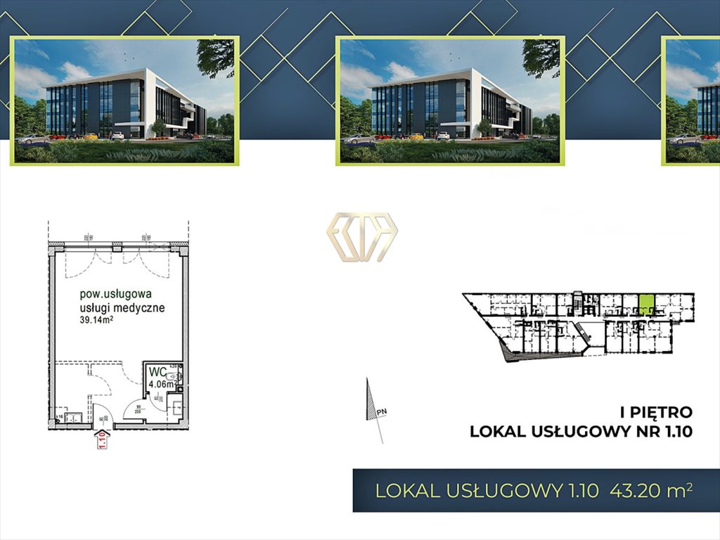 Lokal użytkowy na sprzedaż Częstochowa, Parkitka, gen. Leopolda Okulickiego  43m2 Foto 12