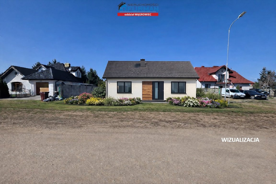 Nowy dom 103 m² z tarasem, gotowy do wykończenia zapraszam Wągrowiec  103m2 Foto 1