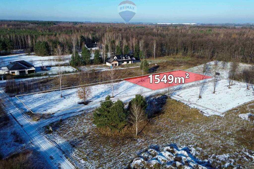 Działka budowlana na sprzedaż Tomaszew  1 549m2 Foto 3