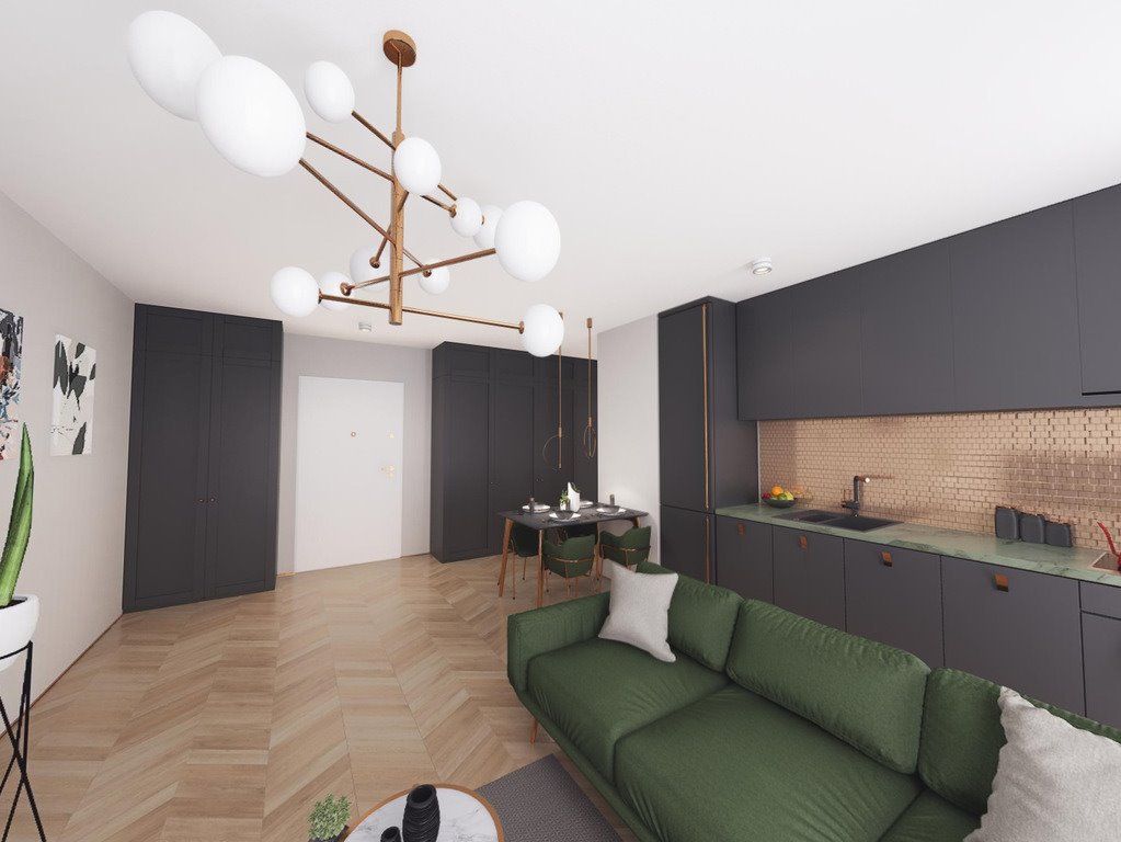 Luksusowy apartament z widokiem na Odrę - 44,31 m² na Łasztowni Szczecin, Łasztownia, Celna  44m2 Foto 1