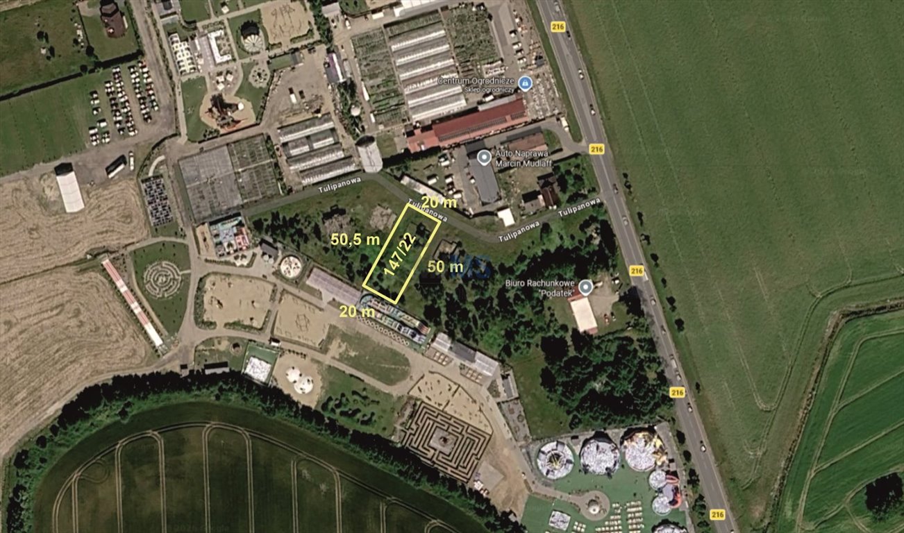 Działka 1011 m² w Brudzewie z potencjałem - polecam! Brudzewo, Tulipanowa  1 011m2 Foto 1