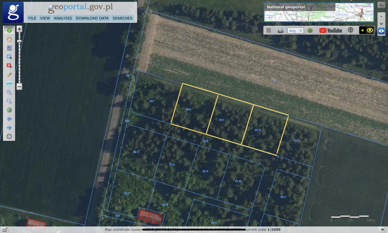 Działka budowlana na sprzedaż Sobole  1 000m2 Foto 1