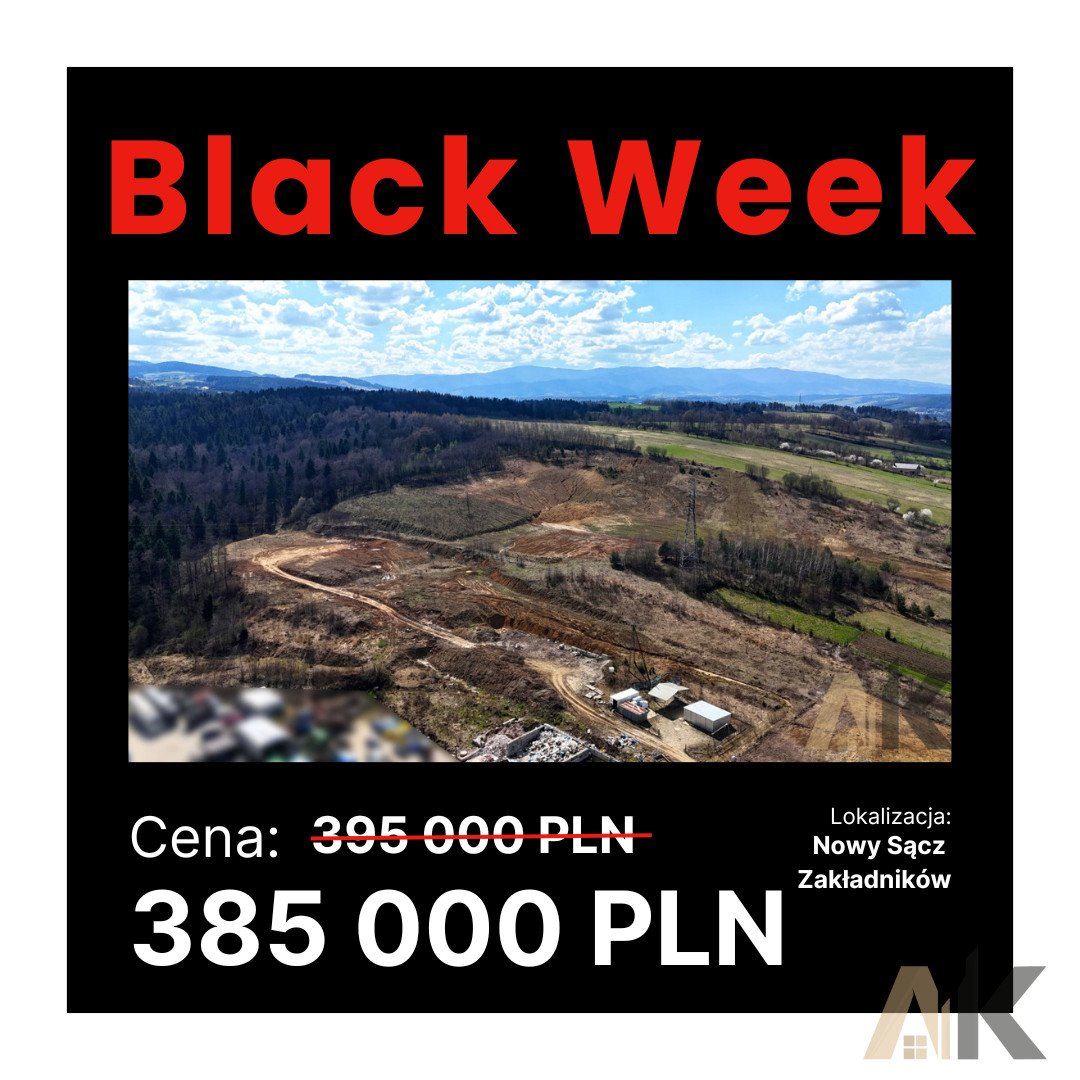 Działka przemysłowo-handlowa na sprzedaż Nowy Sącz, Zakładników  3 001m2 Foto 1