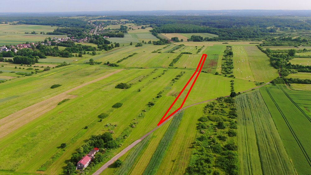 Działka rolna 4806 m2 z mediami i dojazdem asfaltowym Poręba, Niwki, Okopowa  4 806m2 Foto 1