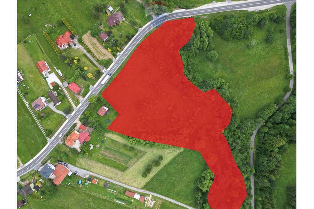 Działka usługowa 1,96 ha Gilowice, media, widoki Gilowice  19 600m2 Foto 1