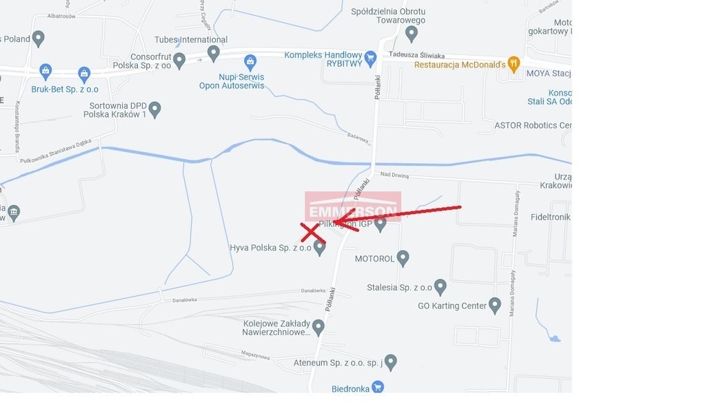 Polecam dużą działkę 2200 m² do wynajęcia w Krakowie Rybitwy Kraków, Rybitwy, Rybitwy  2 200m2 Foto 1