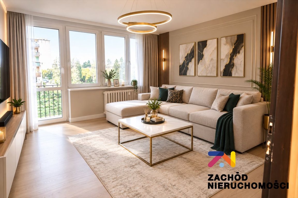 Przestronne 3-pokojowe mieszkanie 61,5 m² z balkonem - do własnej aranżacji Zielona Góra, Osiedle Dolina Zielona  62m2 Foto 1