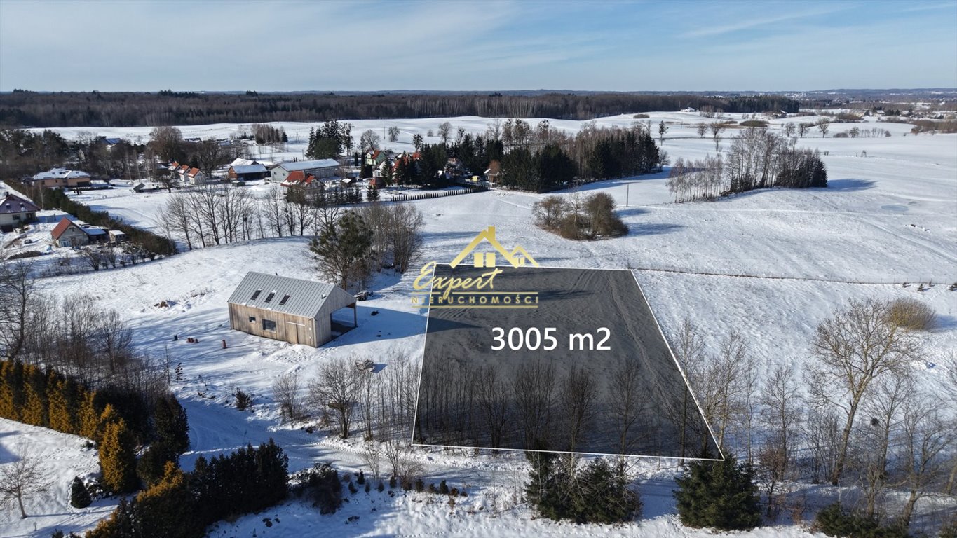 Działka 3005 m² pod dom w Bramka, WZ, las, jezioro Bramka  3 005m2 Foto 1