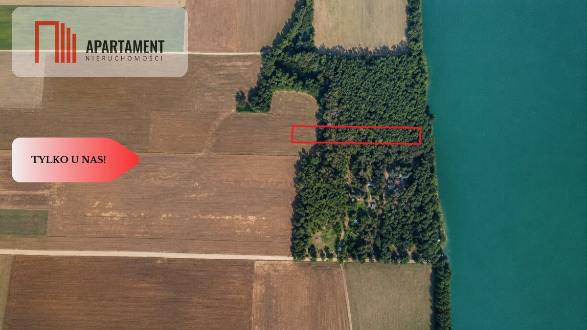 Działka nad jeziorem z lasem - warunki zabudowy 3294 m² Wiewiórczyn  3 294m2 Foto 1