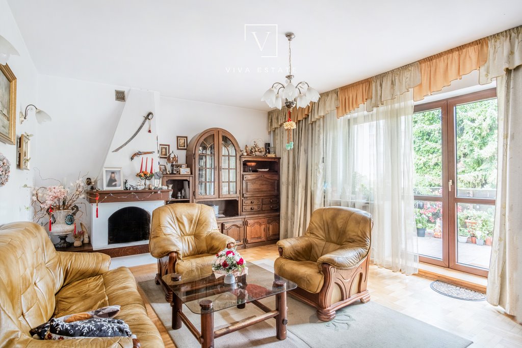 Segment z duszą na Mokotowie – 279 m², taras i ogród Warszawa, Mokotów, Tyrreńska  279m2 Foto 1