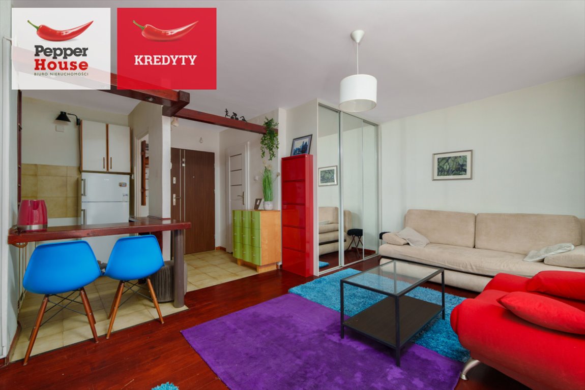 Do sprzedania przestronna kawalerka 27,6 m² z balkonem i widokiem na zieleń Warszawa, Mokotów, Orzycka  28m2 Foto 1