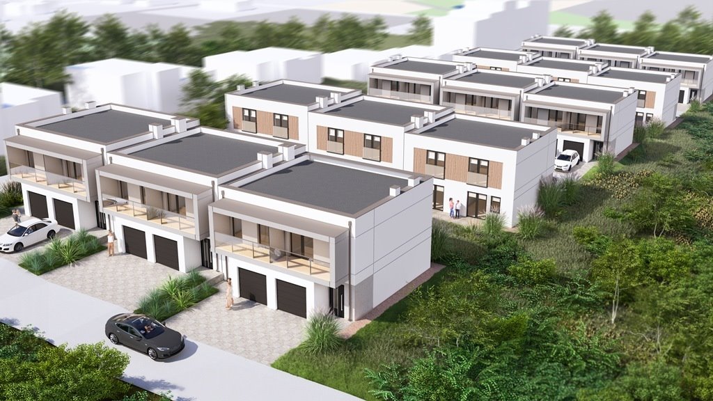 Do sprzedania nowoczesna szeregówka 80 m² z ogródkiem i garażem Rzeszów, Pogodne Wzgórze  80m2 Foto 1