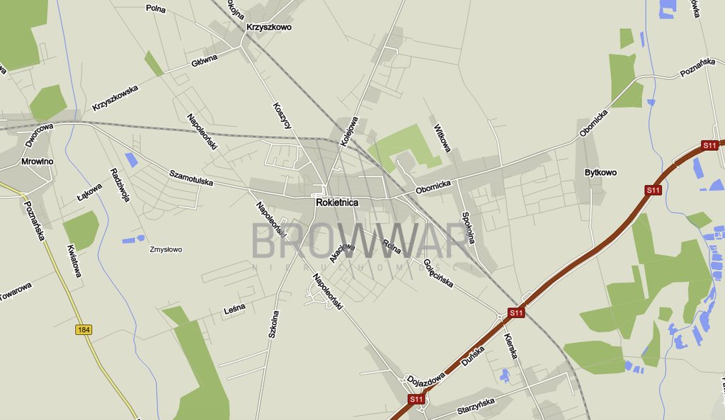 Działka budowlana na sprzedaż Rokietnica 689m2 Foto 1 Działka budowlana na sprzedaż Rokietnica 689m2 Foto 1