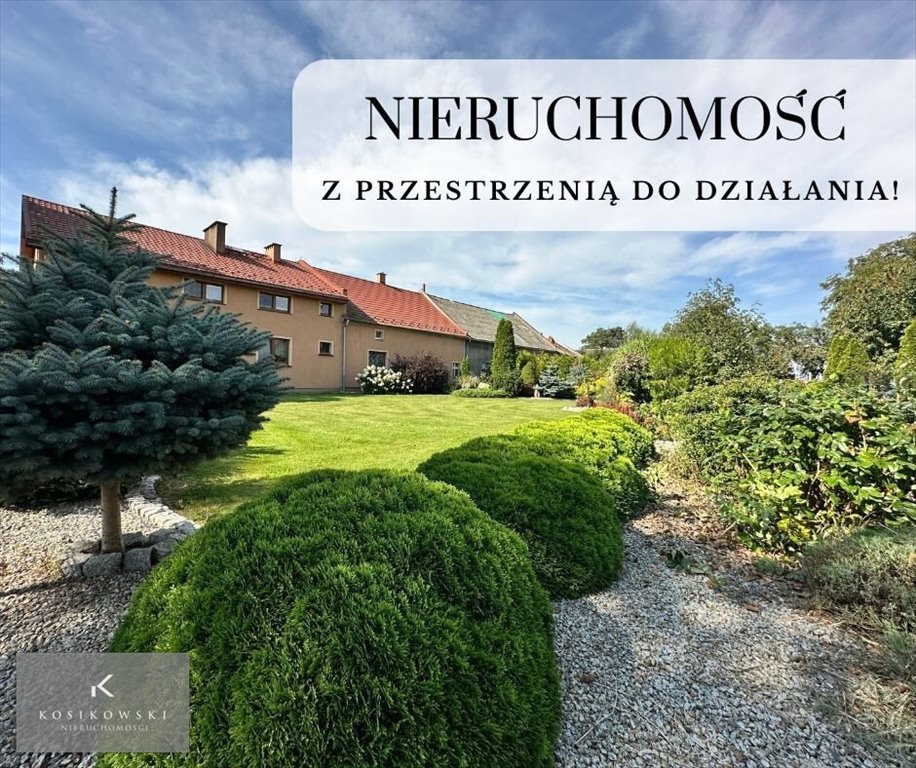 Urokliwe siedlisko na 50 arach z dwoma domami i sadem Wilków, Bukowie, Bukowie  270m2 Foto 1