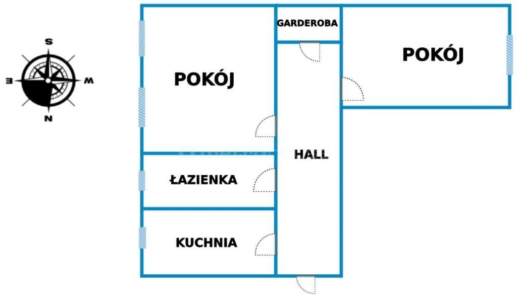 Mieszkanie dwupokojowe na sprzedaż Łódź, Widzew  50m2 Foto 11