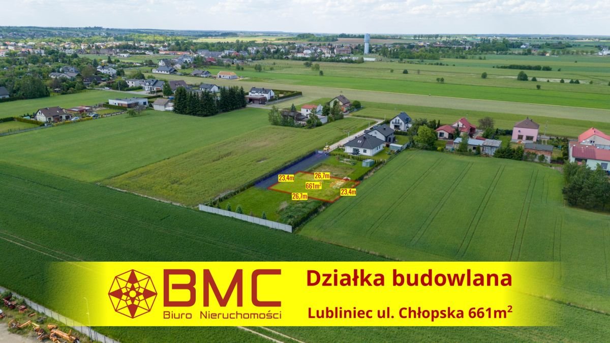 Działka budowlana na sprzedaż Lubliniec, Chłopska  661m2 Foto 1