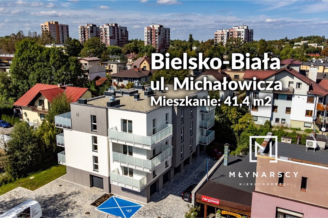 Mieszkanie dwupokojowe na wynajem Bielsko-Biała, Słoneczne, Michałowicza  41m2 Foto 1