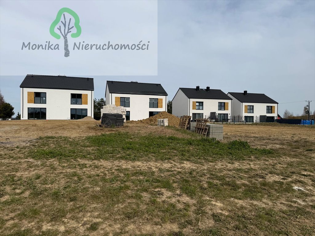 Nowoczesny dom bliźniaczy 78 m² (stan deweloperski) z ogrzewaniem podłogowym Stanisławie  78m2 Foto 1
