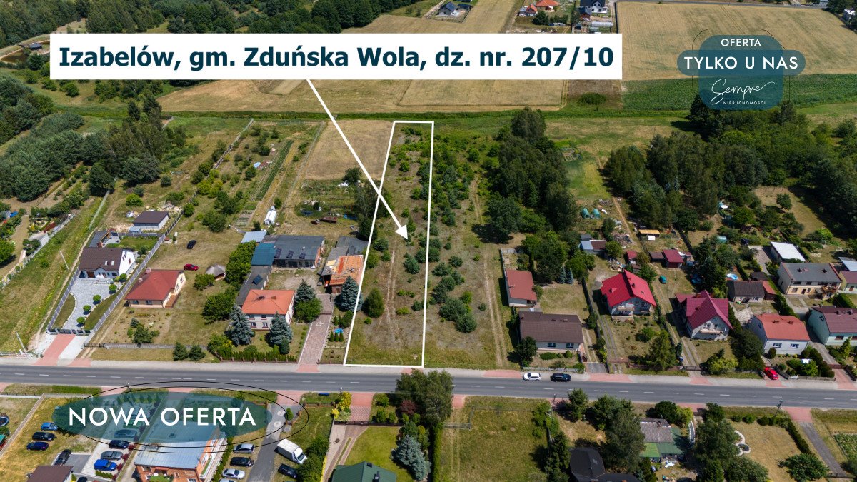 Działka rolna na sprzedaż Izabelów  3 417m2 Foto 1