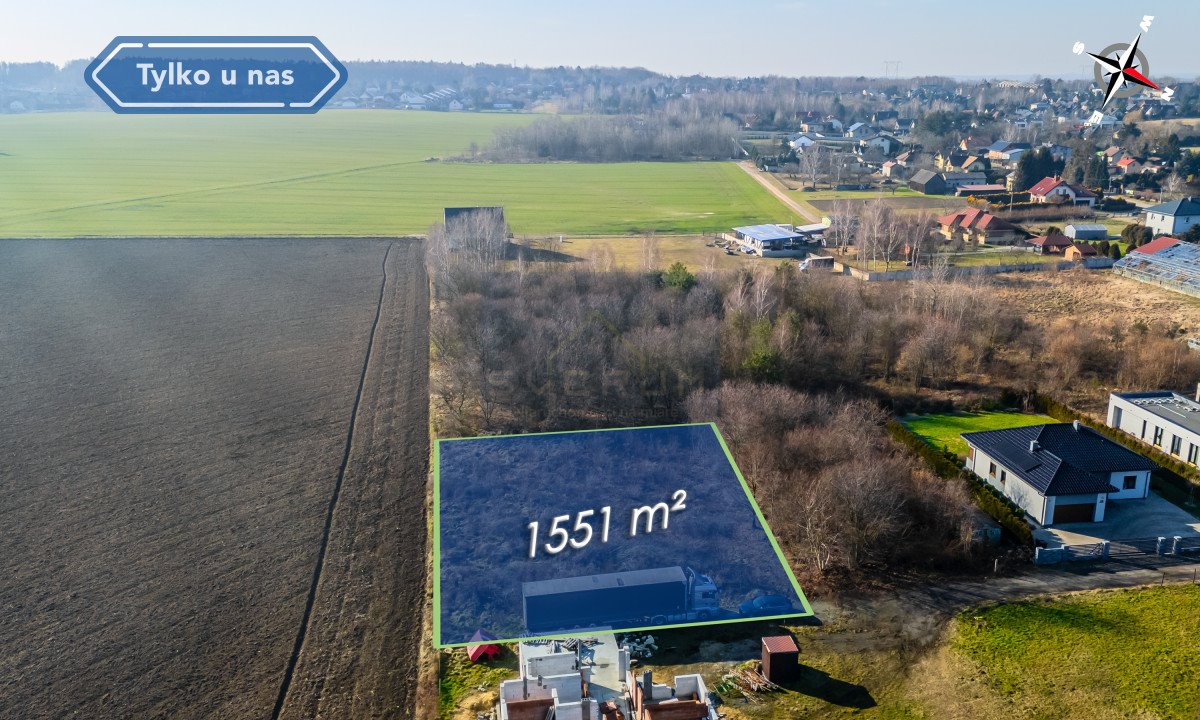 Działka budowlana na sprzedaż Częstochowa, Północ, Klonowicza  1 551m2 Foto 2