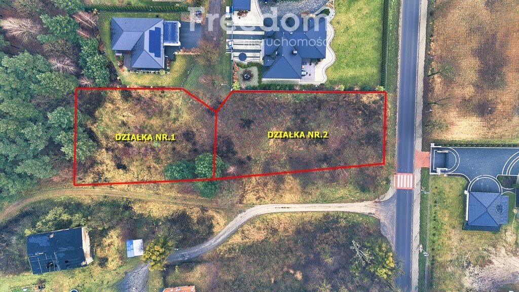 Polecam dwie działki budowlane z potencjałem pod dom i usługi Jamielnik, Sosnowa  1 391m2 Foto 1