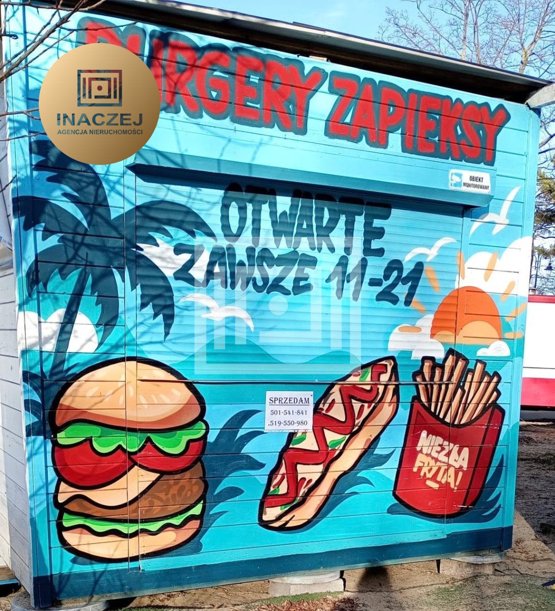 Lokal handlowy przy plaży z wyposażeniem – idealny na sezonową działalność Gdańsk, Zdrojowa  20m2 Foto 1