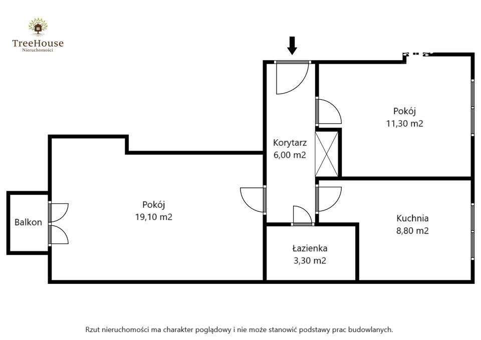 Mieszkanie dwupokojowe na sprzedaż Olsztyn, Śródmieście, Mikołaja Kopernika  49m2 Foto 16