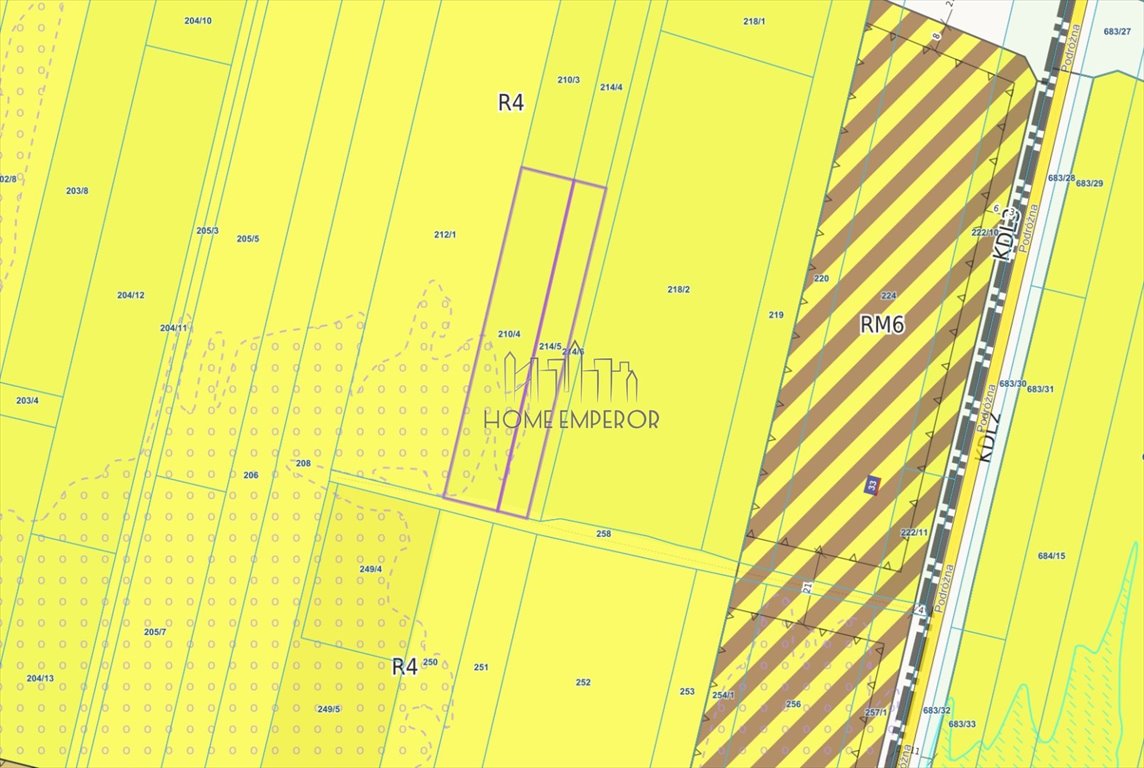 Działka rolna 2384 m² (brak zabudowy) w Dziekanowie Nowym Dziekanów Nowy, Podróżna  2 384m2 Foto 1