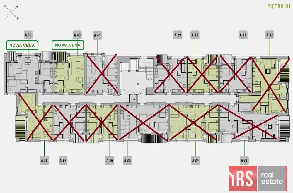 Mieszkanie dwupokojowe na sprzedaż Kołobrzeg, Bogusława X  43m2 Foto 2