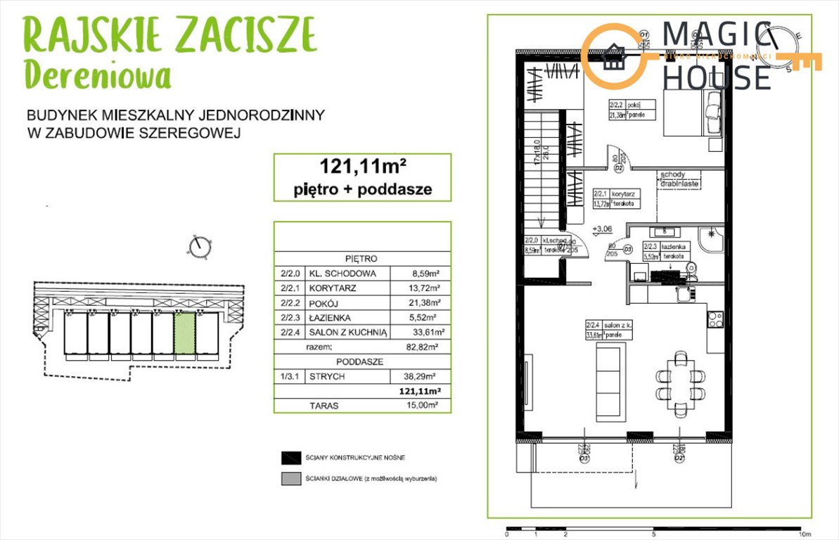 Mieszkanie trzypokojowe na sprzedaż Rumia, Dereniowa  121m2 Foto 3