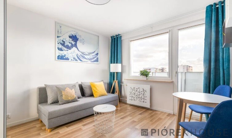 Mieszkanie 19,3 m² z balkonem na Mokotowie, blisko zieleni Warszawa, Mokotów, Giordana Bruna  19m2 Foto 1