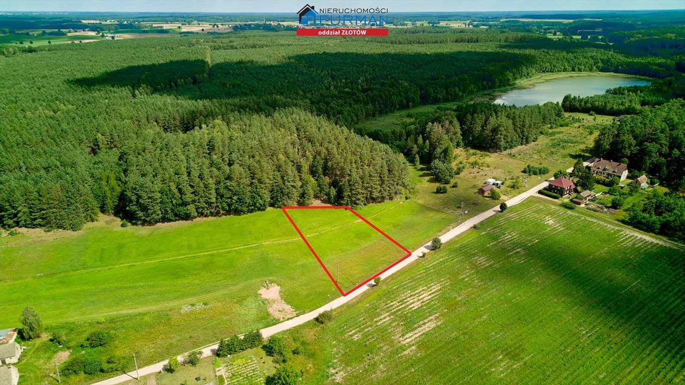 Malownicza działka 3925 m2 z warunkami zabudowy w Wersku Wersk  3 925m2 Foto 1