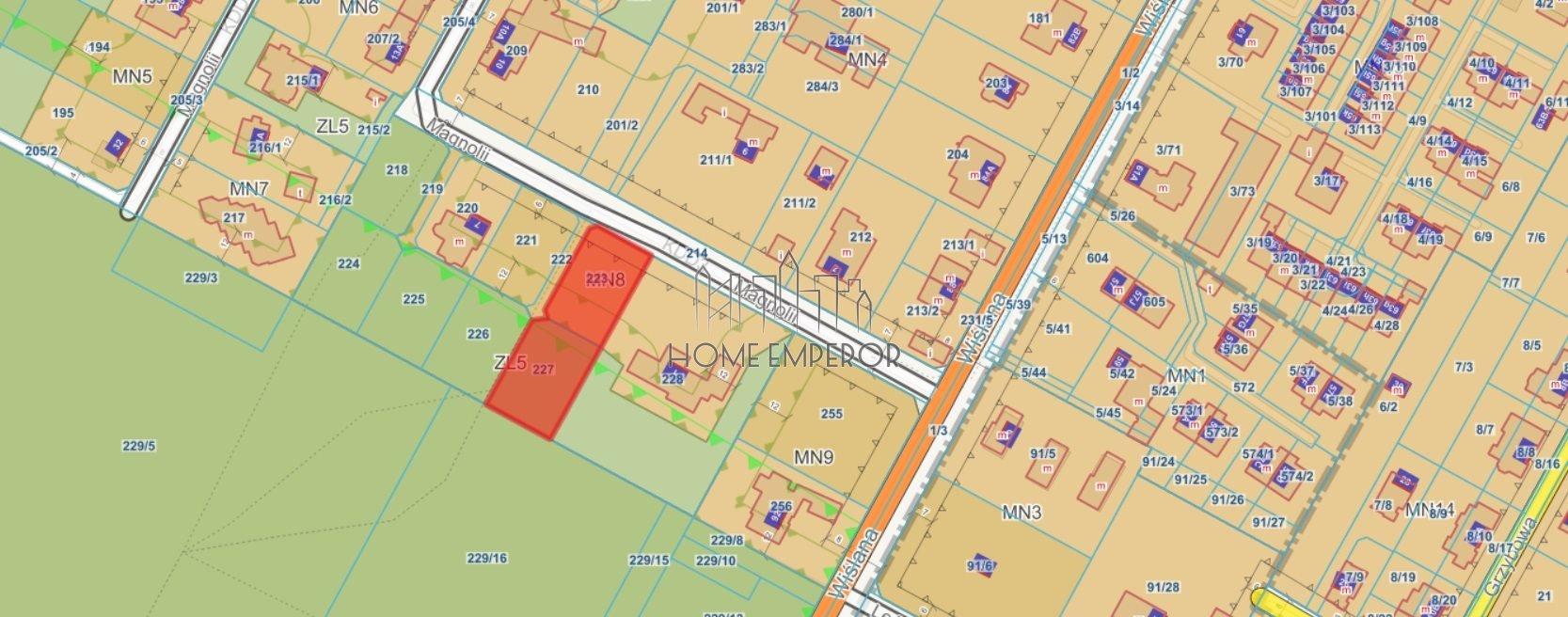 Działka budowlana na sprzedaż Łomianki, Magnolii  1 634m2 Foto 1