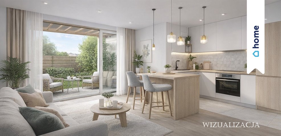 Nowoczesne 43,7 m² z ogródkiem i garażem na Winogradach Poznań, Naramowice, Naramowice, Naramowicka  44m2 Foto 1