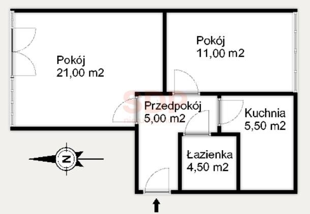 Mieszkanie dwupokojowe na sprzedaż Wrocław, Stysia Wincentego  47m2 Foto 12