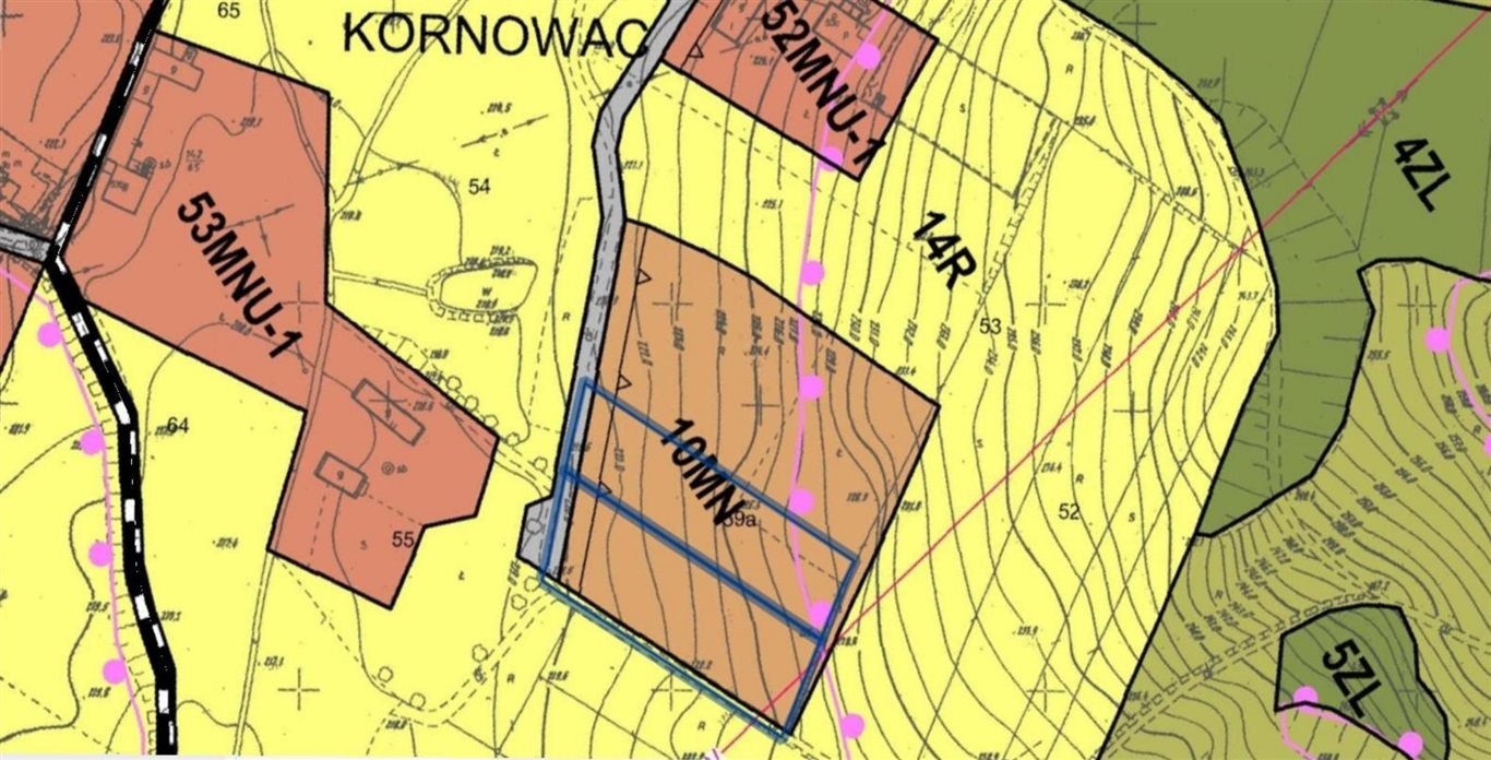 Działka budowlana na sprzedaż Kornowac  1 835m2 Foto 6