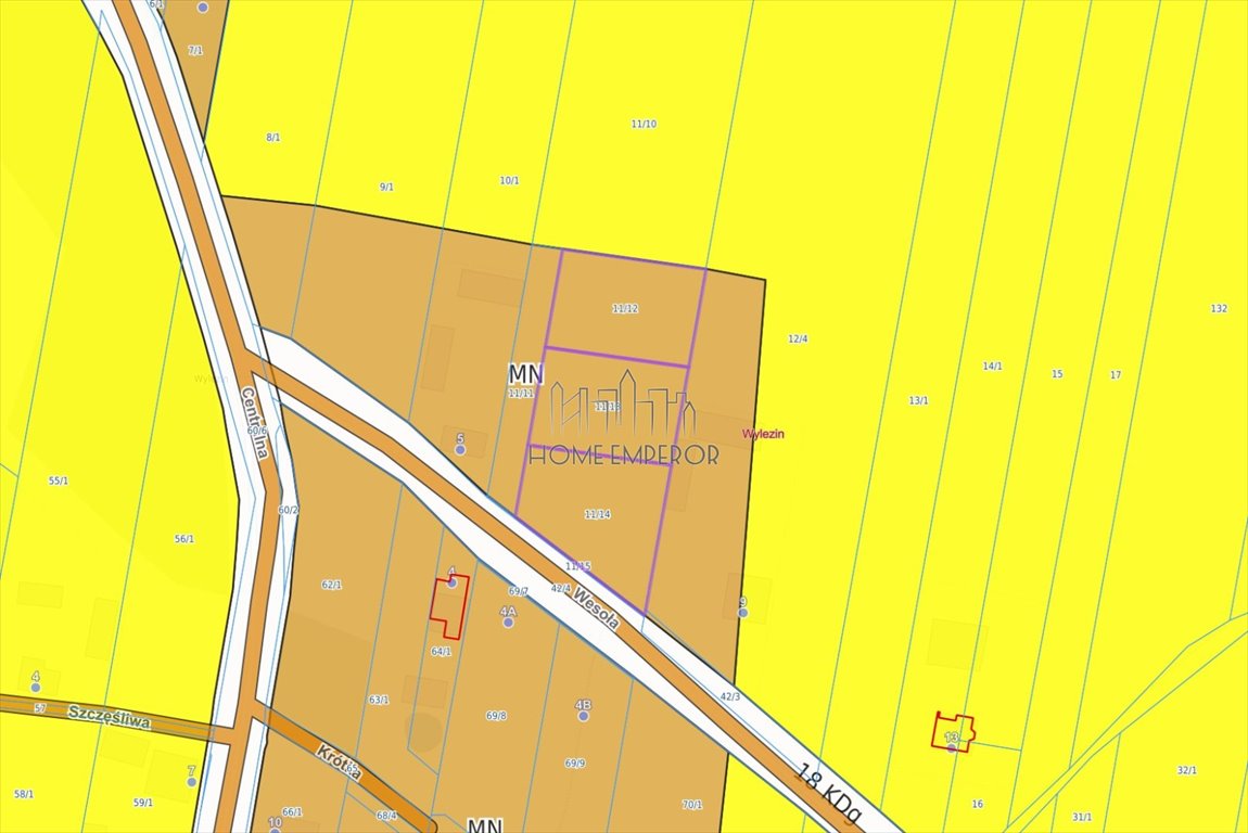 Działka 3052 m² pod zabudowę jednorodzinną - polecam Wylezin, Wesoła  3 052m2 Foto 1